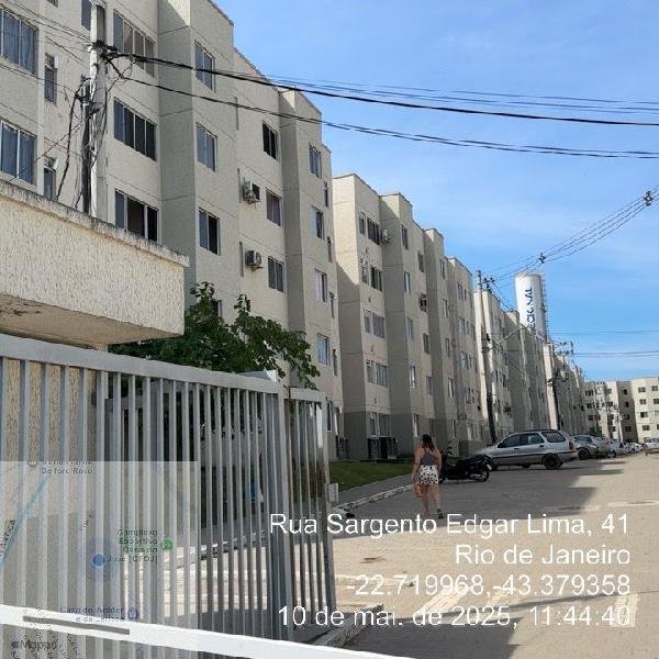 Apartamento, 41.18 de área total, 41.18 de área privativa, 0.00 de área do terreno,  2 qto em Belford Roxo/RJ