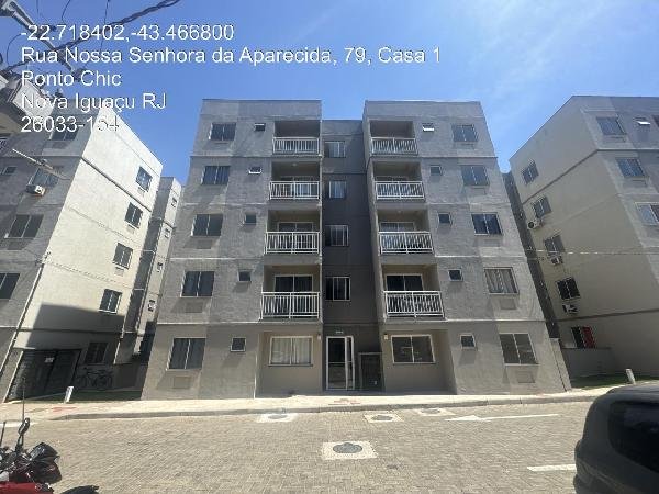 Apartamento, 51.34 de área total, 42.61 de área privativa, 0.00 de área do terreno,  2 qto em Nova Iguaçu/RJ