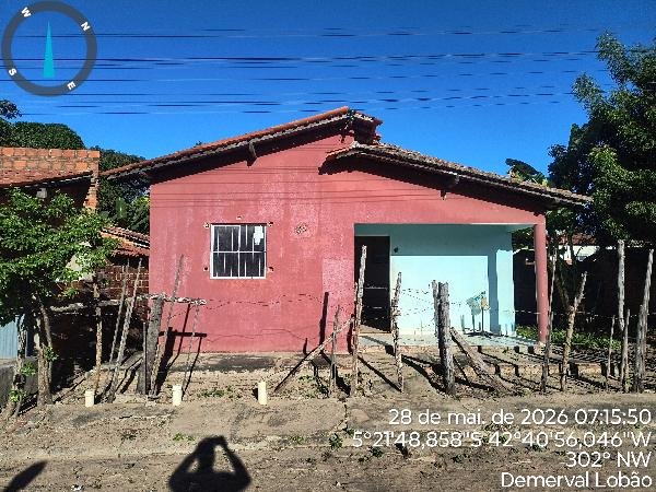 Casa, 56.75 de área total, 56.75 de área privativa, 150.00 de área do terreno,  2 qto(s), em Demerval Lobão/PI