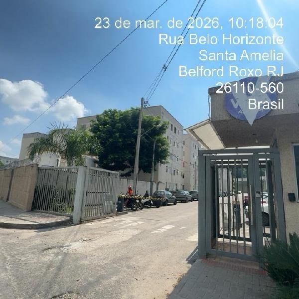 Apartamento, 78.27 de área total, 43.29 de área privativa, 0.00 de área do terreno,  2 qto em Belford Roxo/RJ