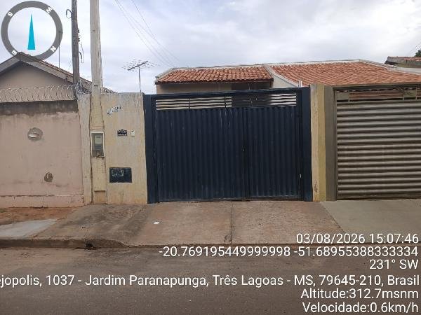 Casa, 67.95 de área total, 67.95 de área privativa, 150.00 de área do terreno,  2 qto(s), em Três Lagoas/MS