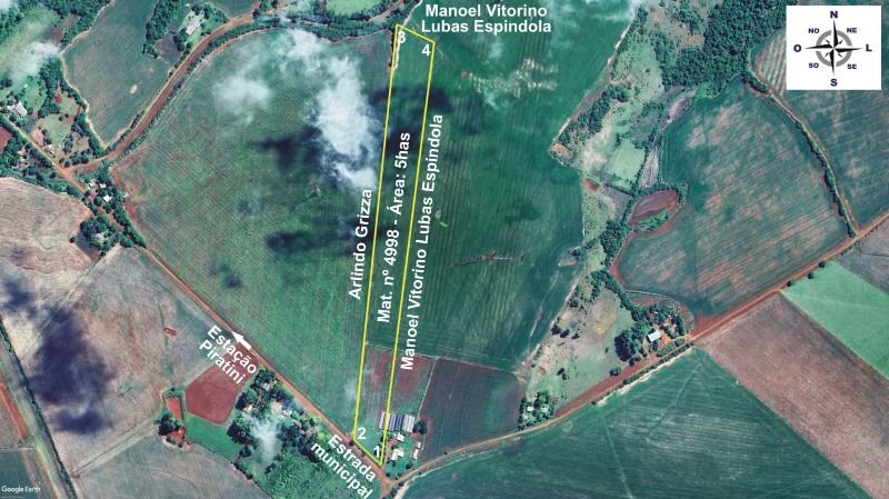 Terreno com 50.000,00m² em Bossoroca/RS