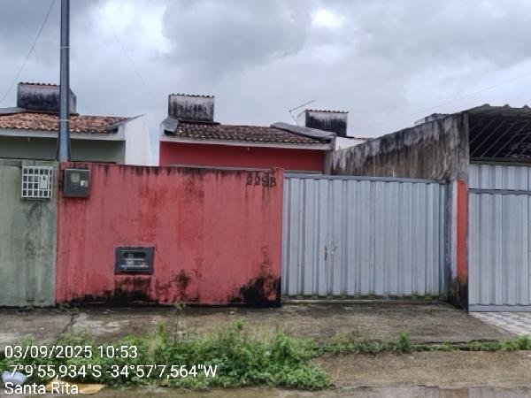 Casa, 62.00 de área total, 62.00 de área privativa, 250.00 de área do terreno,  2 qto(s), em Santa Rita/PB - foto 1