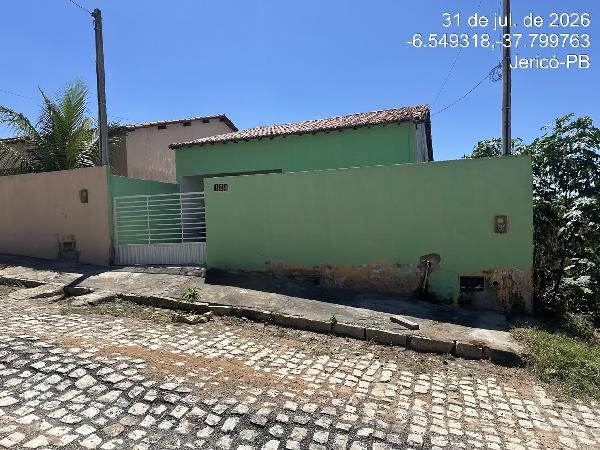 Casa, 93.44 de área total, 93.44 de área privativa, 180.00 de área do terreno,  2 qto(s), em Jericó/PB
