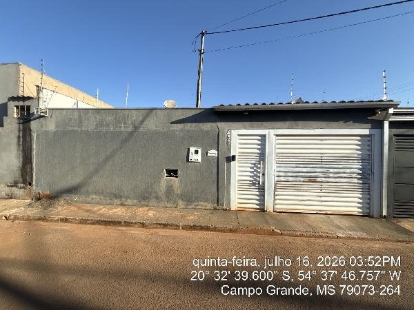 Casa, 56.13 de área total, 56.13 de área privativa, 227.50 de área do terreno,  2 qto(s), em Campo Grande/MS
