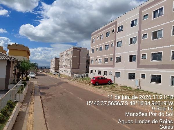 Apartamento, 75.88 de área total, 46.22 de área privativa, 0.00 de área do terreno,  2 qto em Águas Lindas de Goiás/GO