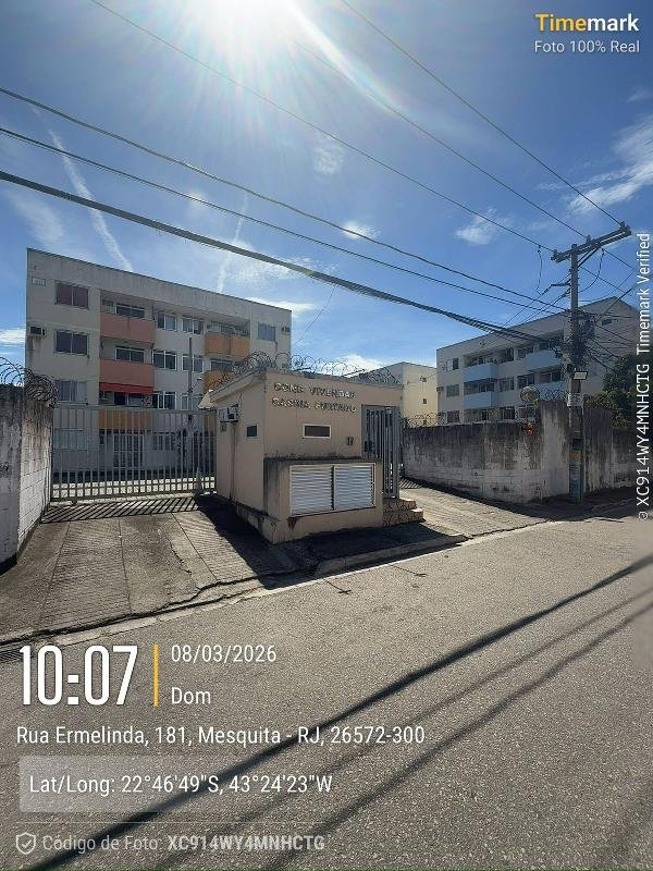 Apartamento, 56.73 de área total, 56.73 de área privativa, 0.00 de área do terreno,  2 qto em Mesquita/RJ