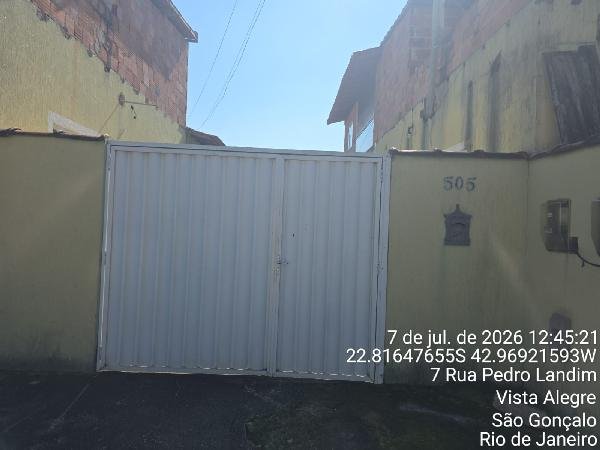 Casa, 33.57 de área total, 33.57 de área privativa, 34.71 de área do terreno,  1 qto(s), a em São Gonçalo/RJ