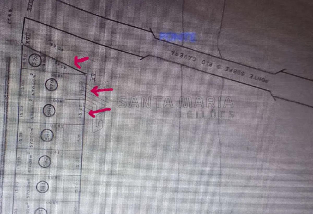 Terreno em Alegrete/RS com a área de 570m², designado pelo número quinhentos e setenta e n em Alegrete/RS