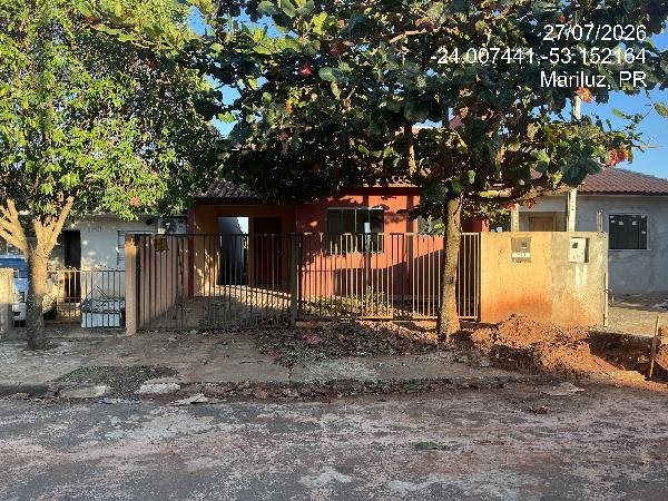 Casa, 62.00 de área total, 62.00 de área privativa, 225.00 de área do terreno,  2 qto(s), em Mariluz/PR
