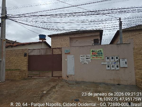 Apartamento, 85.66 de área total, 51.84 de área privativa, 0.00 de área do terreno,  2 qto em Cidade Ocidental/GO - foto 1
