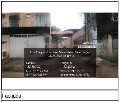 Casa, 0.00 de área total, 57.00 de área privativa, 33.12 de área do terreno,  2 qto(s), a. em São Gonçalo/RJ