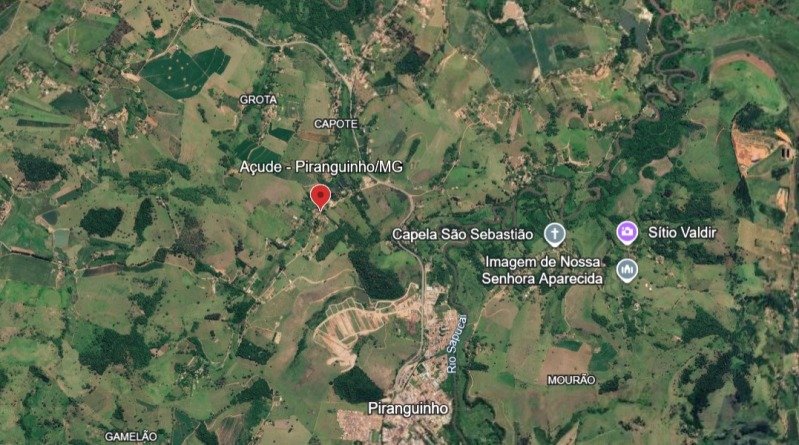 Área de 2,76 hectares às margens da Rodovia Itajubá–Poç.. em Piranguinho/MG