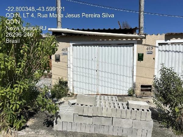 Casa, 40.36 de área total, 40.36 de área privativa, 66.80 de área do terreno,  1 qto(s), a em Nova Iguaçu/RJ