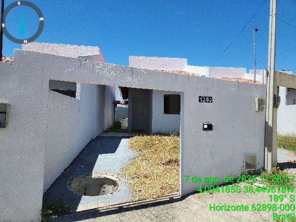 Casa, 66.15 de área total, 66.15 de área privativa, 116.50 de área do terreno,  2 qto(s), em Horizonte/CE - foto 1