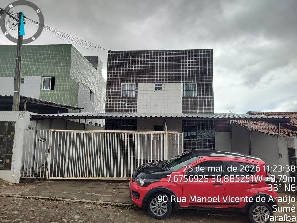 Apartamento, 61.17 de área total, 50.49 de área privativa, 0.00 de área do terreno,  2 qto em Sumé/PB