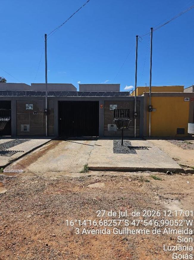 Casa - 81,56m² de área privativa, 150m² de área do terreno, com vaga de garagem - LUZIANIA em Luziânia/GO