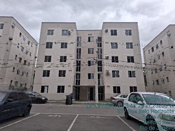 Apartamento, 43.29 de área total, 43.29 de área privativa, 0.00 de área do terreno,  2 qto em Belford Roxo/RJ