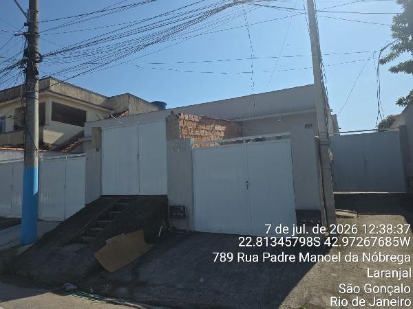 Casa, 35.77 de área total, 35.77 de área privativa, 600.00 de área do terreno, 1 vaga(s) d em São Gonçalo/RJ