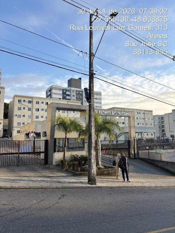 Apartamento, 75.55 de área total, 40.28 de área privativa, 0.00 de área do terreno,  2 qto em São José/SC