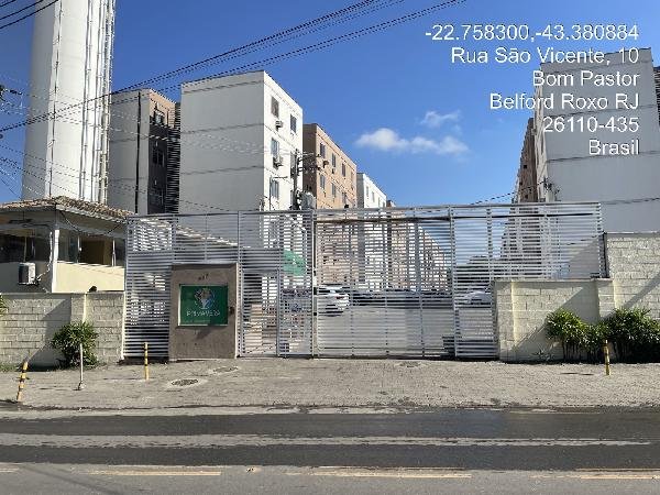 Apartamento, 90.25 de área total, 45.00 de área privativa, 0.00 de área do terreno,  2 qto em Belford Roxo/RJ