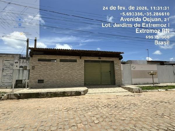 Casa, 68.05 de área total, 68.05 de área privativa, 223.75 de área do terreno,  2 qto(s), em Extremoz/RN