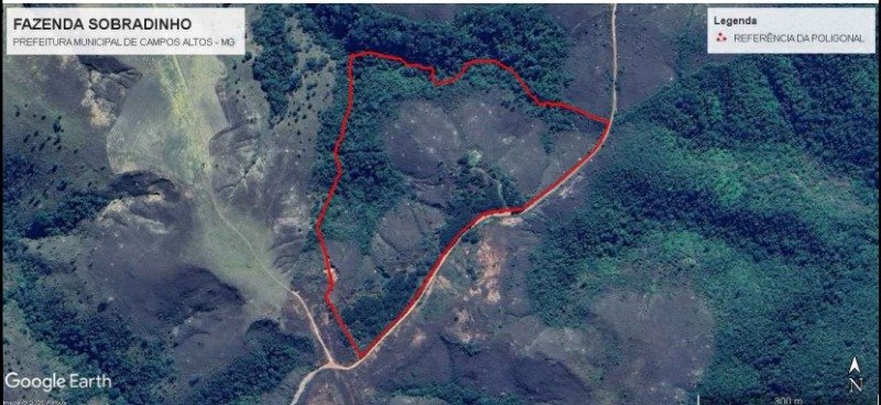 Fazenda Sobradinho, Campos Altos/MG -  Area de 12,3833 hectares em Campos Altos/MG