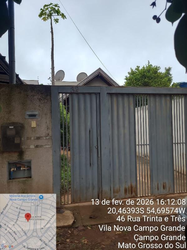 Casa, 175.00 de área total, 62.44 de área privativa, 175.00 de área do terreno,  2 qto(s), em Campo Grande/MS