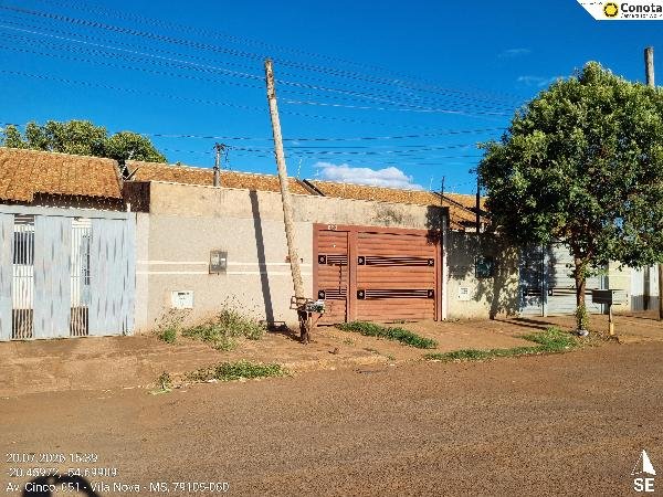 Casa, 54.92 de área total, 54.92 de área privativa, 112.50 de área do terreno,  2 qto(s), em Campo Grande/MS