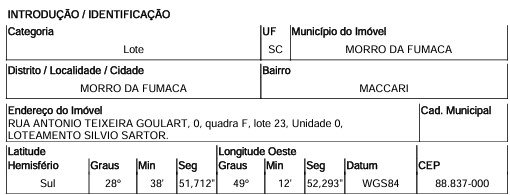 Terreno, 0.00 de área total, 0.00 de área privativa, 390.79 de área do terreno. em Morro da Fumaça/SC - foto 2