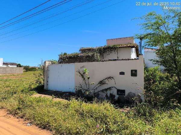 Casa, 63.00 de área total, 63.00 de área privativa, 140.91 de área do terreno,  2 qto(s), em Monteiro/PB