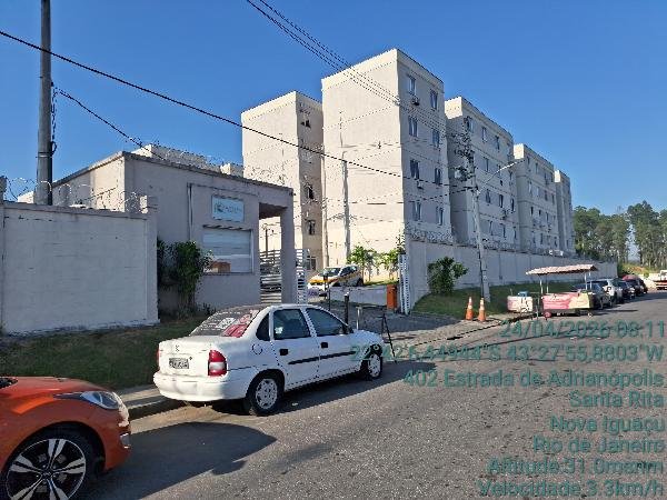 Apartamento, 45.27 de área total, 45.27 de área privativa, 0.00 de área do terreno,  2 qto em Nova Iguaçu/RJ