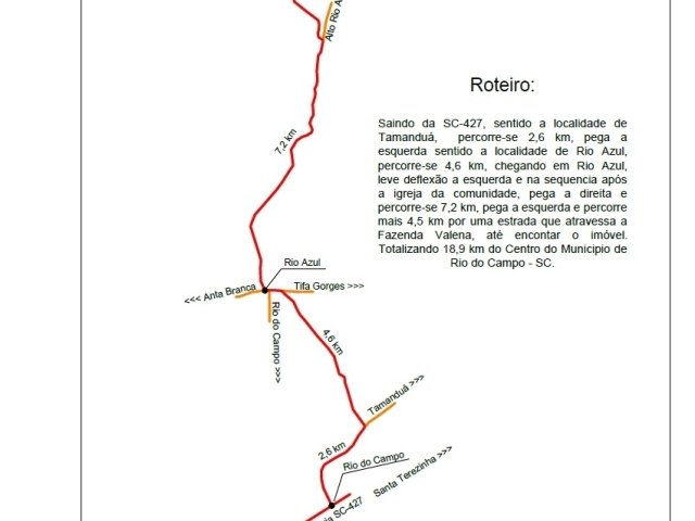
                        Terreno, 109,18ha, Rio do Campo/SC                     em Rio do Campo/SC - foto 4