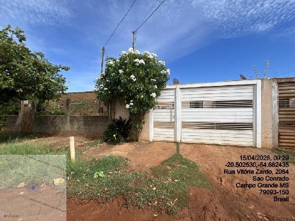 Casa, 61.39 de área total, 61.39 de área privativa, 227.50 de área do terreno,  2 qto(s), em Campo Grande/MS
