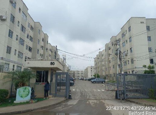 Apartamento, 51.29 de área total, 41.27 de área privativa, 0.00 de área do terreno. em Belford Roxo/RJ
