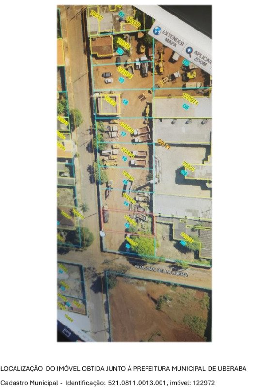 UM TERRENO NO BAIRRO PARQUE DAS GAMELEIRAS EM UBERABA/MG em Uberaba/MG