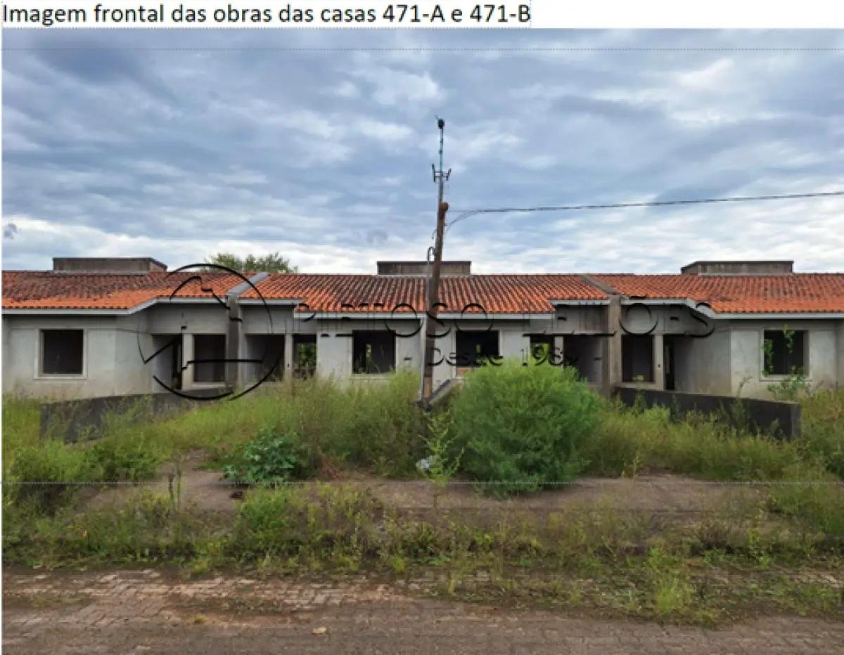 ESTEIO/RS - CASA DE ALVENARIA EM CONSTRUÇÃO- Nº 471-A - RUA VITOR MATEUS TEIXEIRA - VILA T em Esteio/RS
