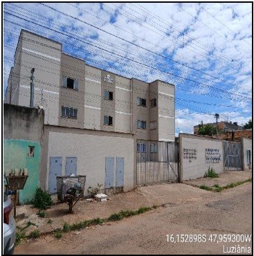 Apartamento, 0.00 de área total, 54.69 de área privativa, 0.00 de área do terreno,  2 qto( em Luziânia/GO