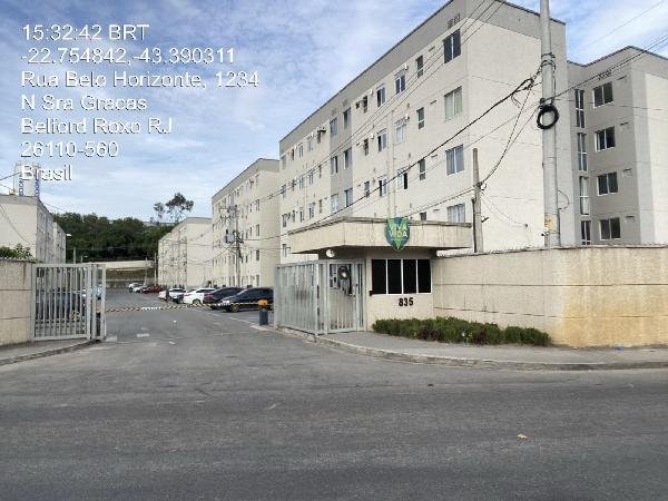 Apartamento, 43.29 de área total, 43.29 de área privativa, 0.00 de área do terreno,  2 qto em Belford Roxo/RJ