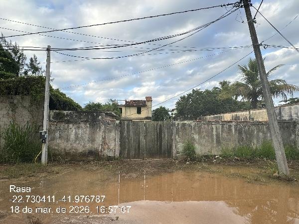 Terreno, 0.00 de área total, 0.00 de área privativa, 600.00 de área do terreno. em Cabo Frio/RJ