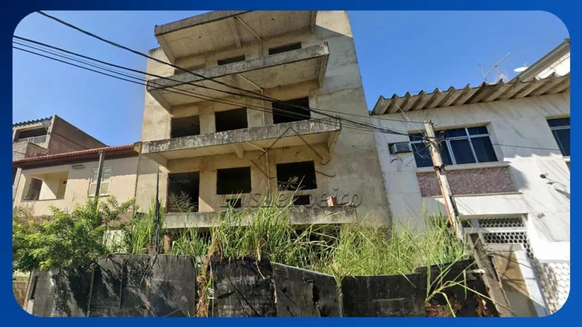 PRÉDIO COMERCIAL INACABADO - Nº 666 e respectivo terreno (Lote 13, Quadra C-41), Rua Pasca em Rio de Janeiro/RJ