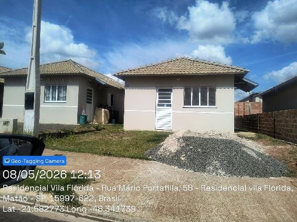 Casa, 44.82 de área total, 44.82 de área privativa, 160.00 de área do terreno,  2 qto(s), em Matão/SP