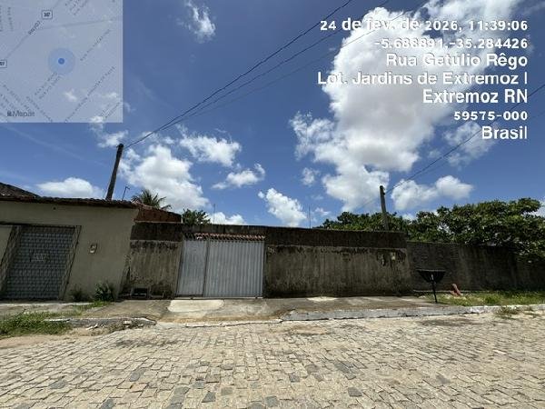 Casa, 63.13 de área total, 63.13 de área privativa, 200.00 de área do terreno,  2 qto(s), em Extremoz/RN
