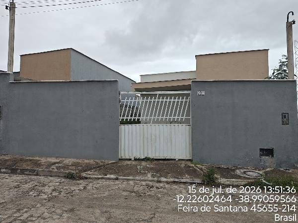 Casa, 57.67 de área total, 57.67 de área privativa, 143.36 de área do terreno,  2 qto(s), em Feira de Santana/BA