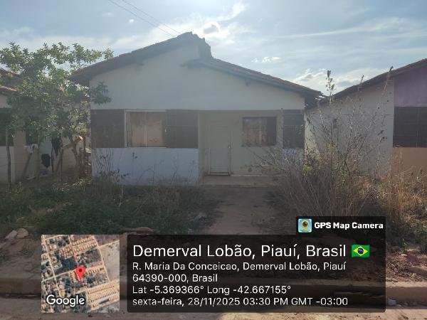 Casa, 58.50 de área total, 58.50 de área privativa, 174.30 de área do terreno,  2 qto(s), em Demerval Lobão/PI