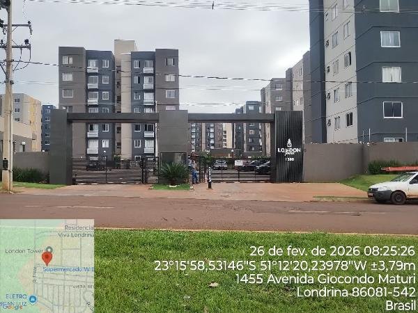 Apartamento, 51.07 de área total, 42.38 de área privativa, 0.00 de área do terreno,  2 qto em Londrina/PR