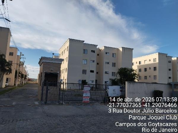 Apartamento, 70.24 de área total, 45.96 de área privativa, 0.00 de área do terreno,  2 qto em Campos dos Goytacazes/RJ
