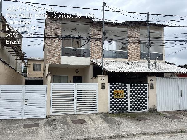 Casa, 76.53 de área total, 76.53 de área privativa, 69.26 de área do terreno,  2 qto(s), a em Mesquita/RJ
