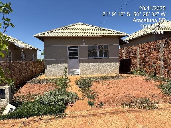 Casa, 44.82 de área total, 44.82 de área privativa, 152.00 de área do terreno,  2 qto(s), em Araçatuba/SP