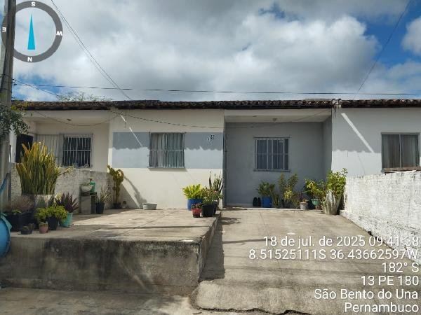 Casa, 61.38 de área total, 61.38 de área privativa, 117.80 de área do terreno,  2 qto(s), em São Bento do Una/PE